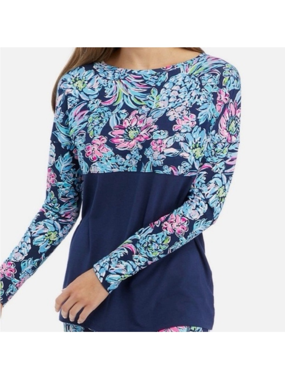 Lilly Pulitzer Finn Long sleeve Shirt Size Small